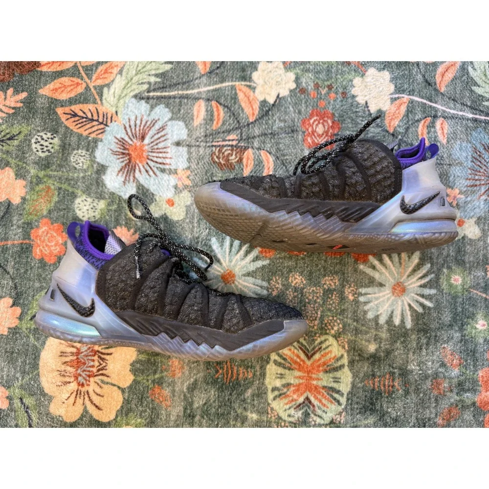 Nike LeBron‎ Mbape 18 Basketball Shoes Black Purple Red CQ9283-001 Womens